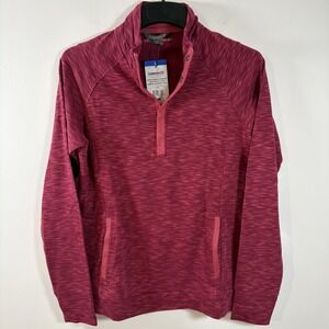 Avalanche Women's Heathered Quarter-Zip Pullover Hoodie